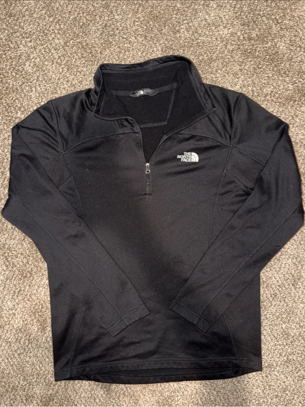 The North Face Men's Black Quarter-Zip Fleece Pullover